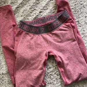Gymshark pink and gray flex leggings